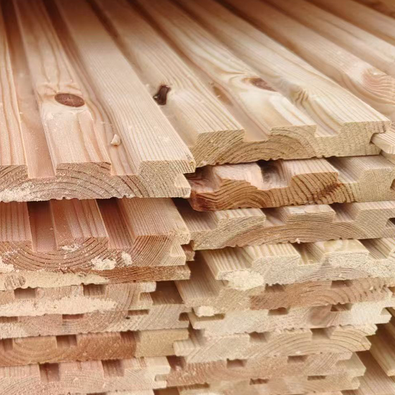 Panneaux muraux à lattes de bois