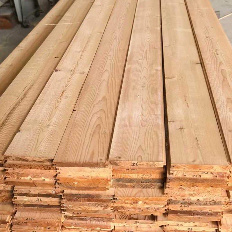 Revêtement de mur extérieur en sapin de Douglas