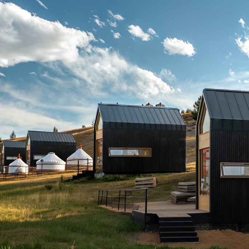 Maison de vacances préfabriquée en bois Maison de vacances préfabriquée en bois