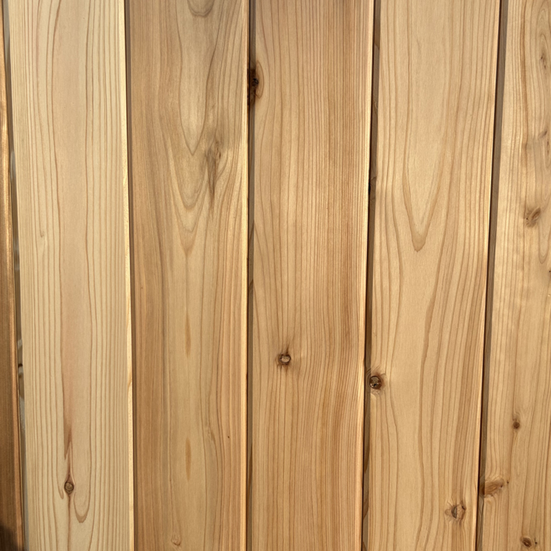Clôture japonaise en bois Sugi