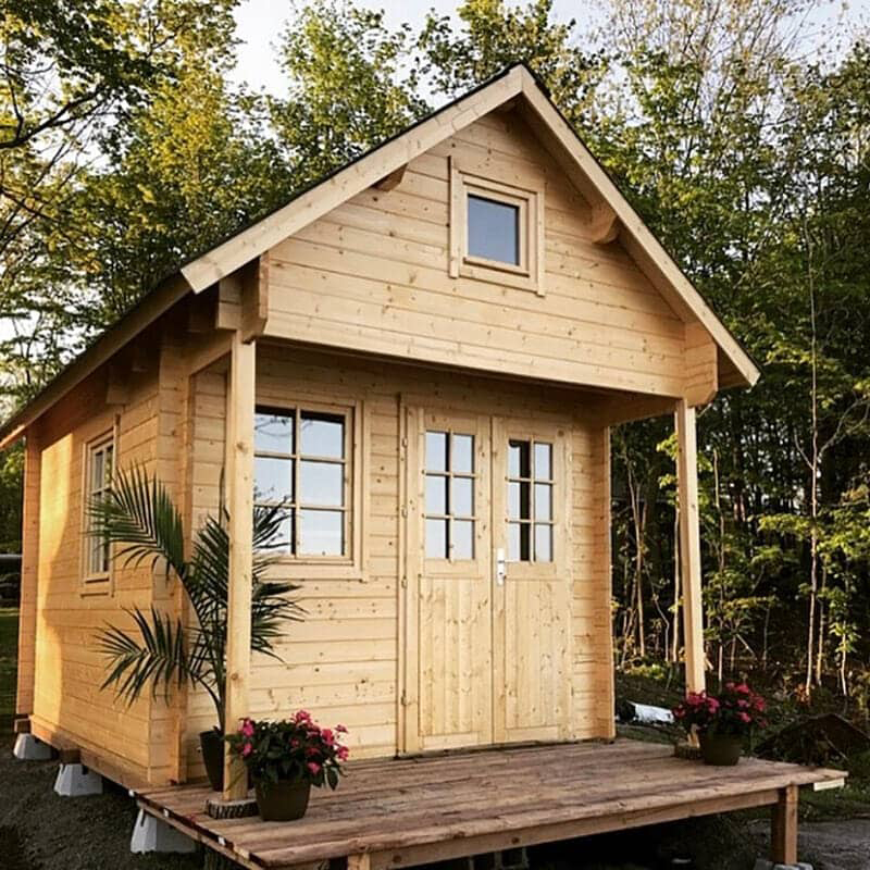 Maison en bois lamellé-collé